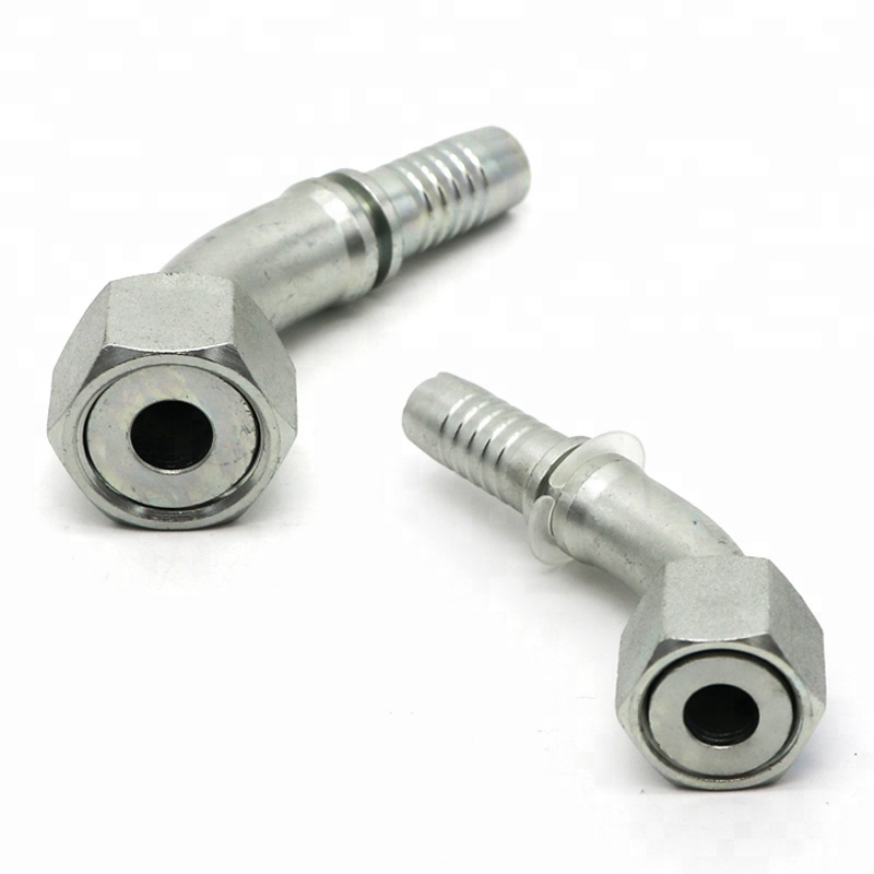 45°Metric Female Flat Seal Hydraulic Hose Fitting XCD