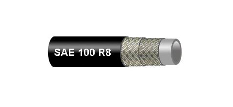 Fiber Braid Rubber Hose SAE 100 R3