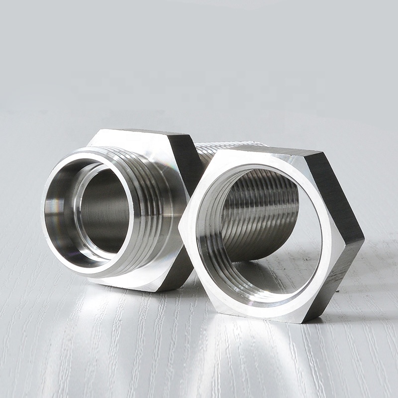 Hydraulic Hose Adaptor Fitting Metric Male Straight Bulkhead Adapter 6C