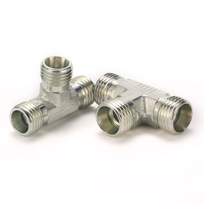 Male Threaded Hydraulic Equal Tees Fittings/ Adapters AC